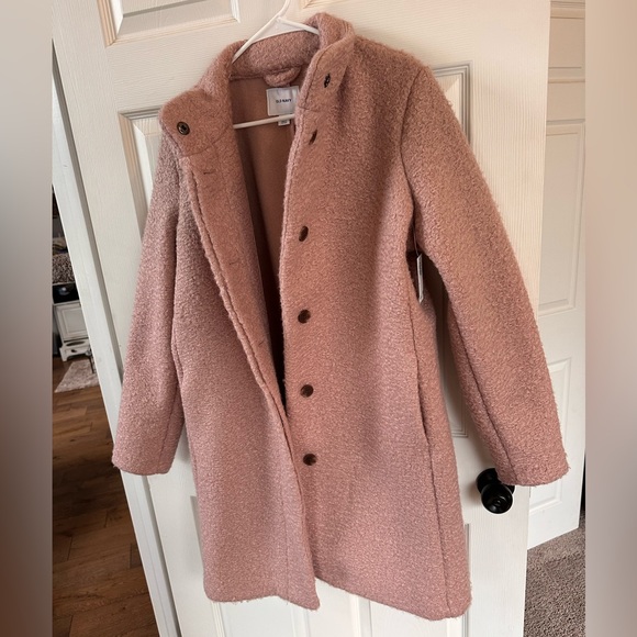 NWT Old Navy long, wool coat - Picture 3 of 7